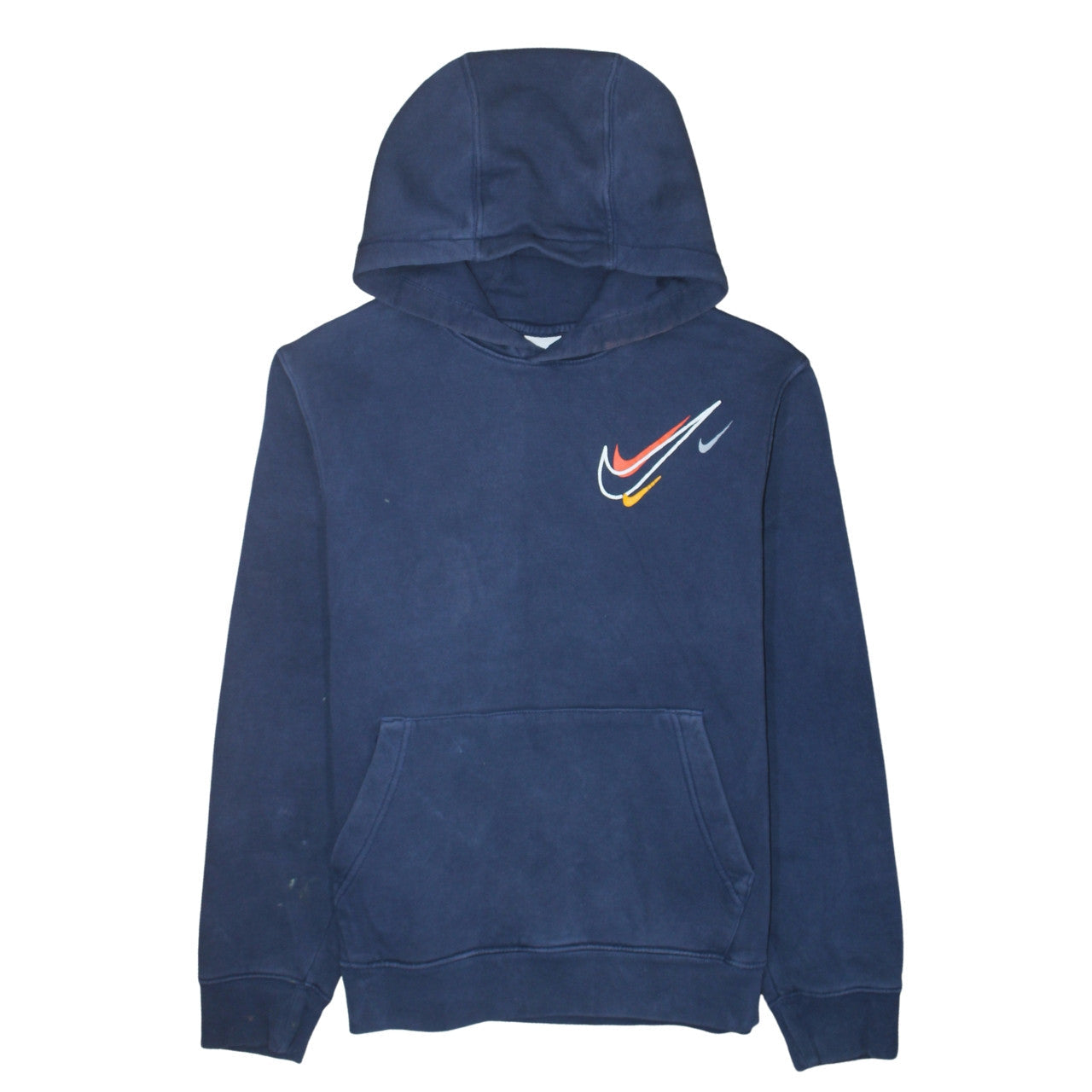 Mens UK Size S Nike Blue Pullover Hoodie