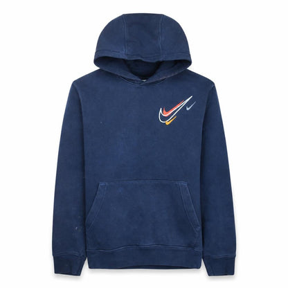 Mens UK Size S Nike Blue Pullover Hoodie