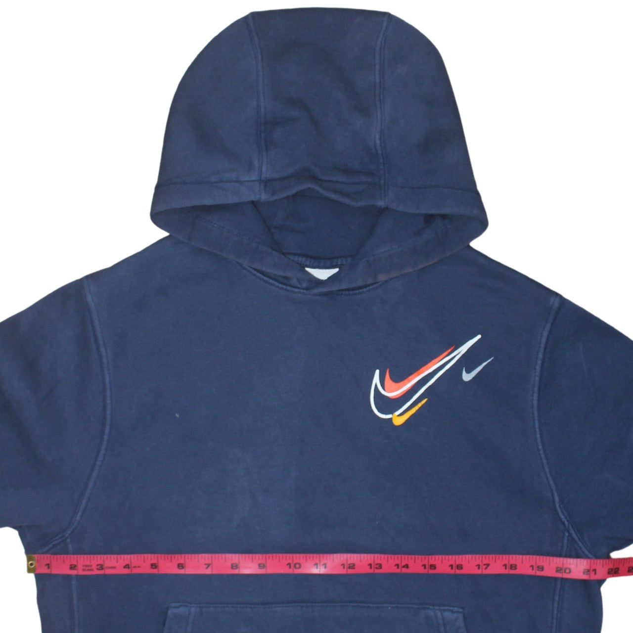 Mens UK Size S Nike Blue Pullover Hoodie