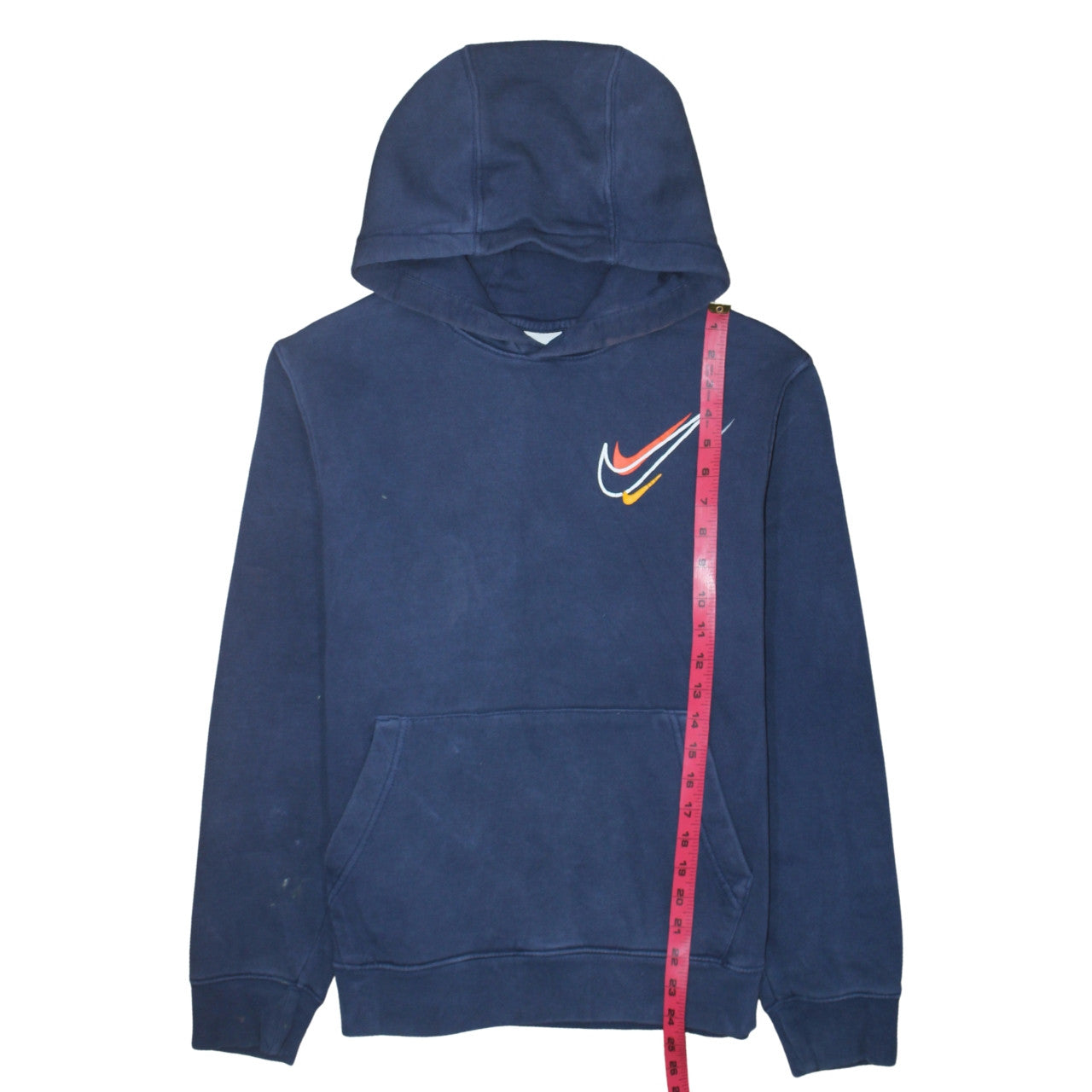 Mens UK Size S Nike Blue Pullover Hoodie