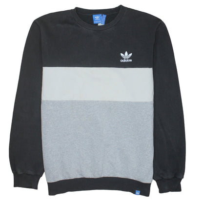 Mens UK Size M adidas Multicoloured Pullover Sweatshirt