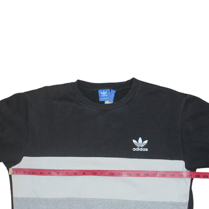 Mens UK Size M adidas Multicoloured Pullover Sweatshirt