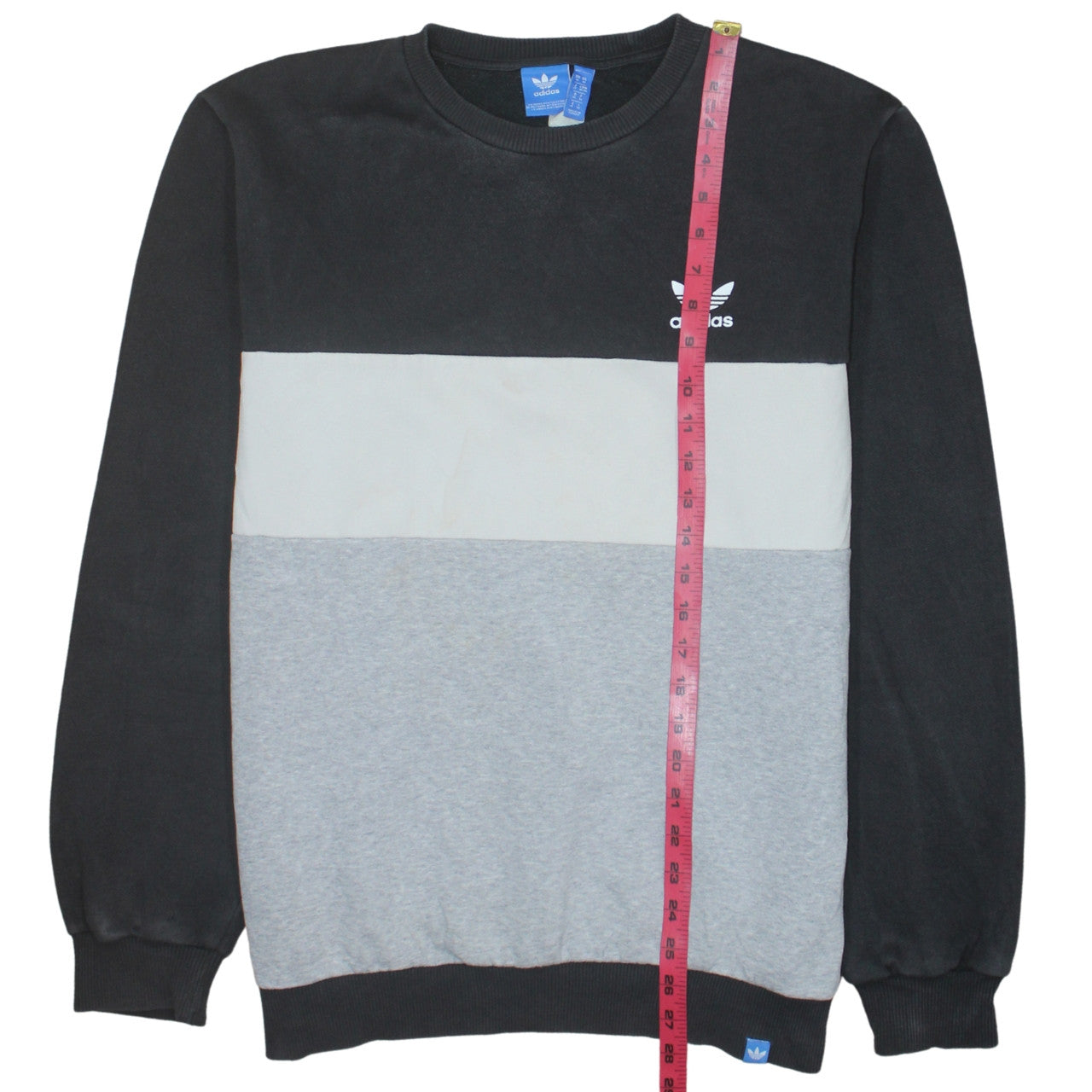 Mens UK Size M adidas Multicoloured Pullover Sweatshirt