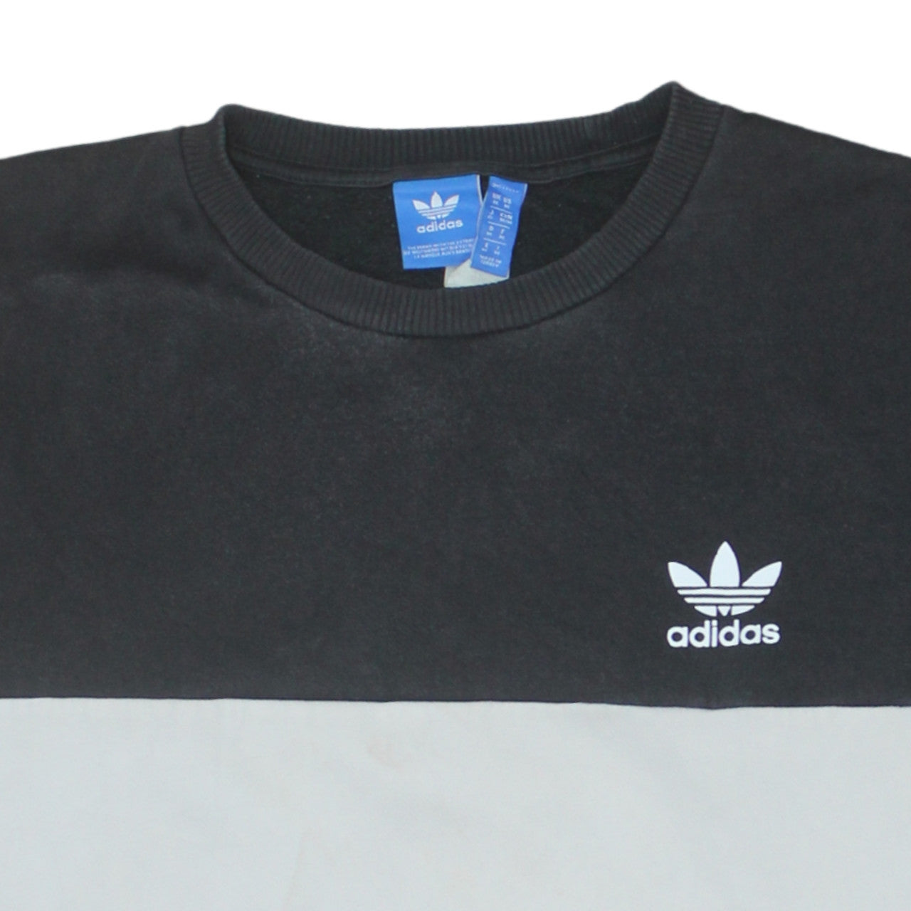 Mens UK Size M adidas Multicoloured Pullover Sweatshirt