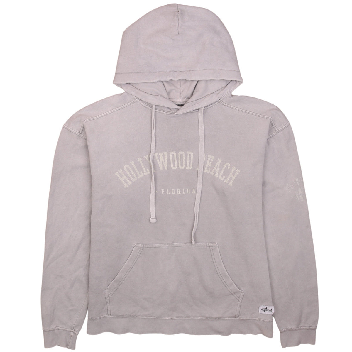 Mens UK Size S Shark Tee Grey Pullover Hoodie