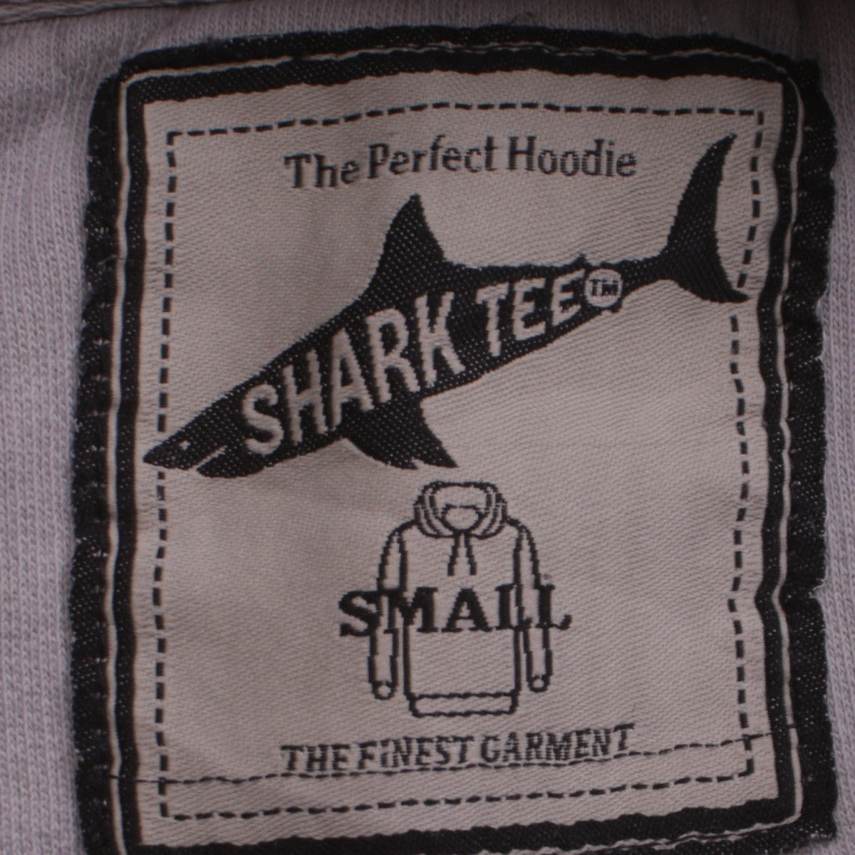 Mens UK Size S Shark Tee Grey Pullover Hoodie