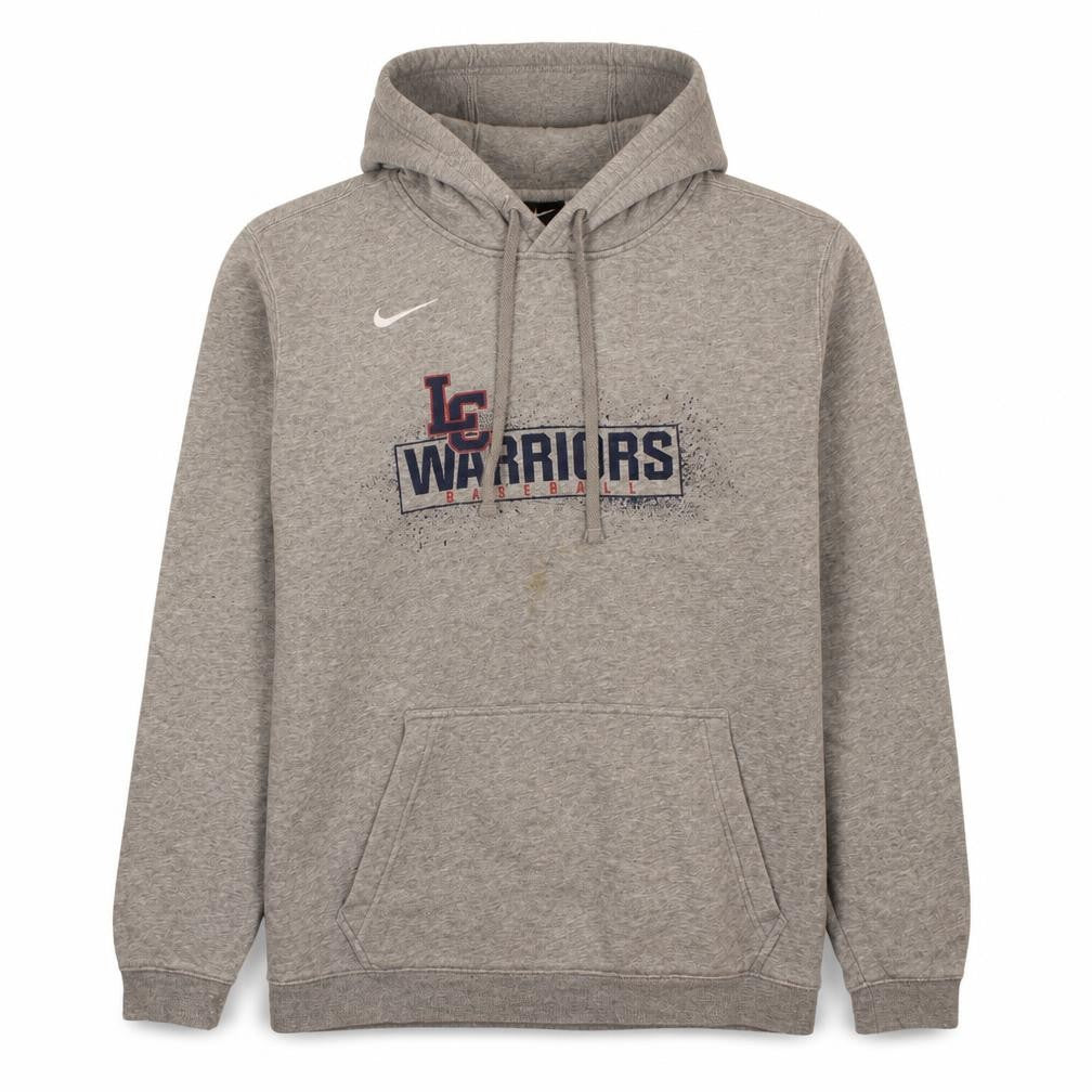 Mens UK Size L Nike Grey Pullover Hoodie
