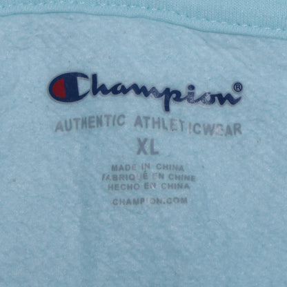Champion Boys Blue XL Pullover Hoodie with Logo Embroidery