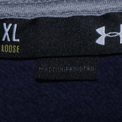 Mens UK Size XL Under armour Blue Pullover Hoodie