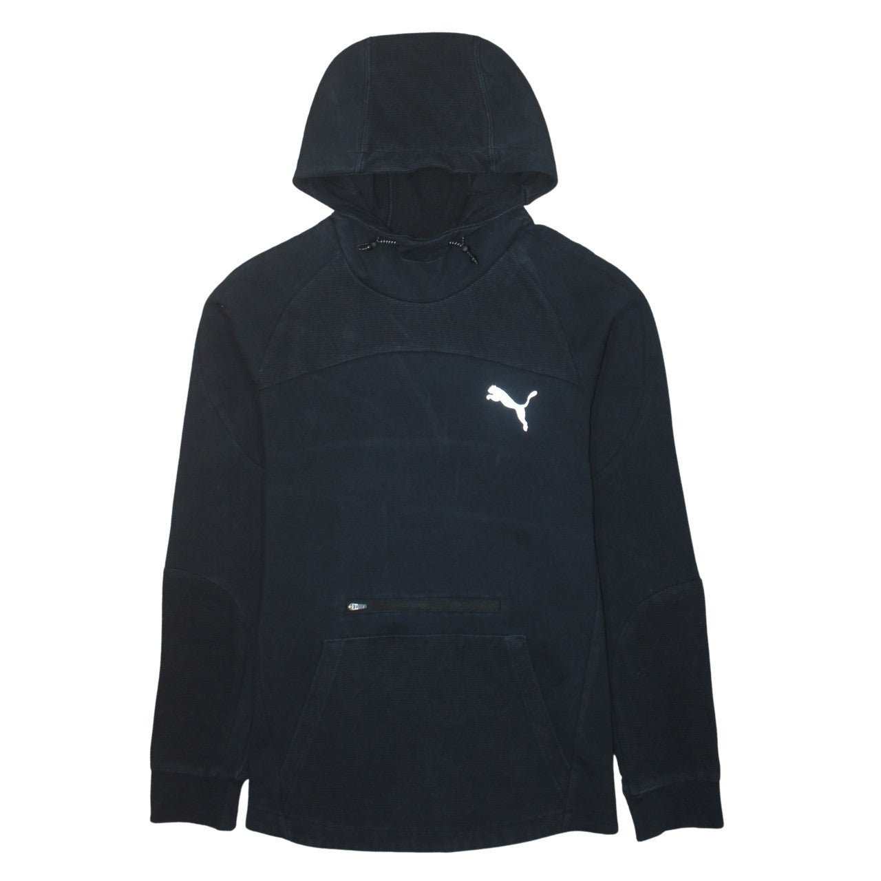 Womens UK Size M PUMA Black Pullover Hoodie