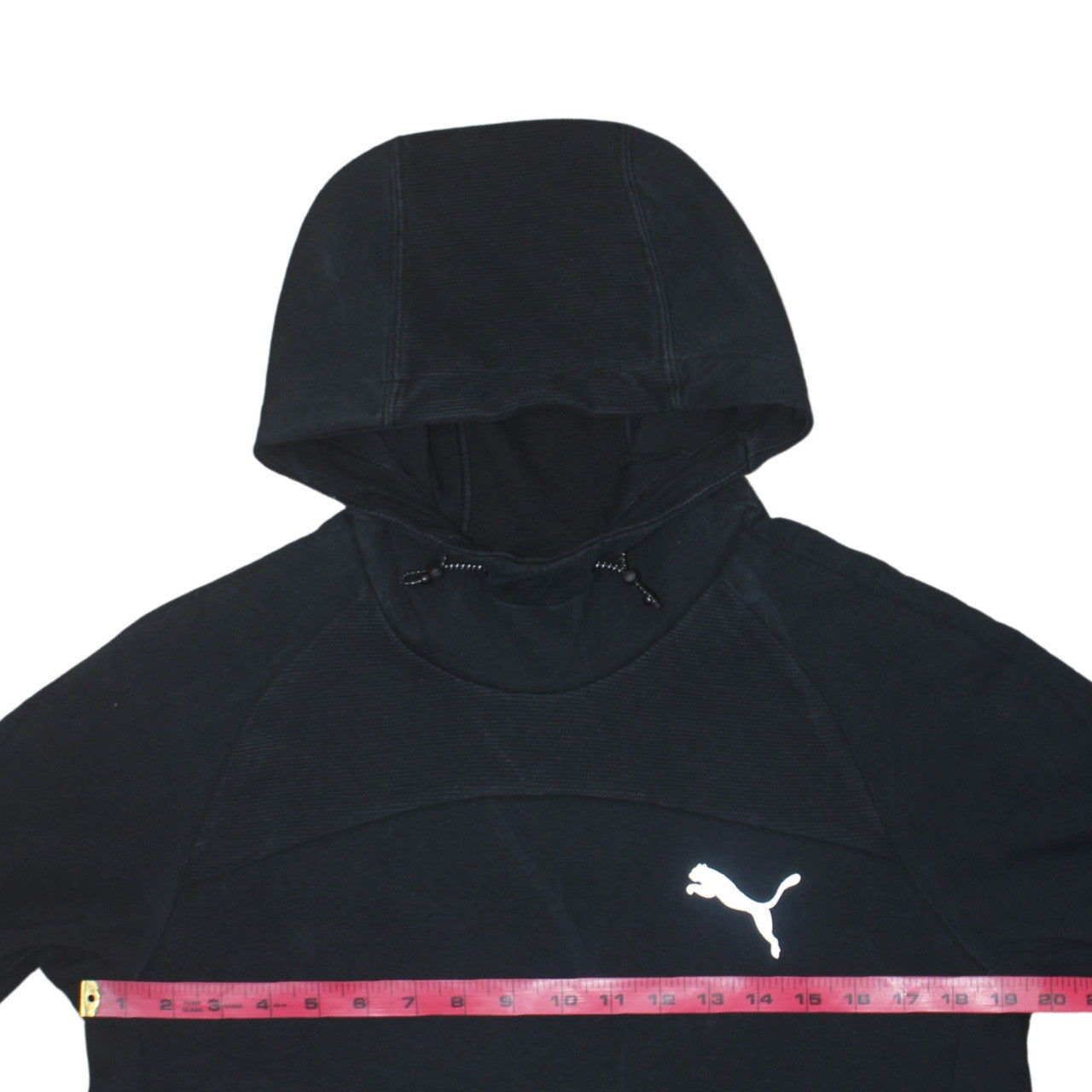 Womens UK Size M PUMA Black Pullover Hoodie