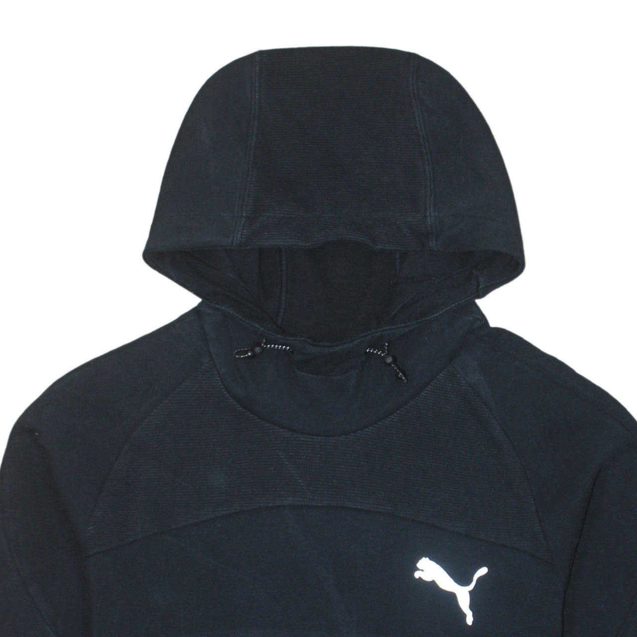 Womens UK Size M PUMA Black Pullover Hoodie