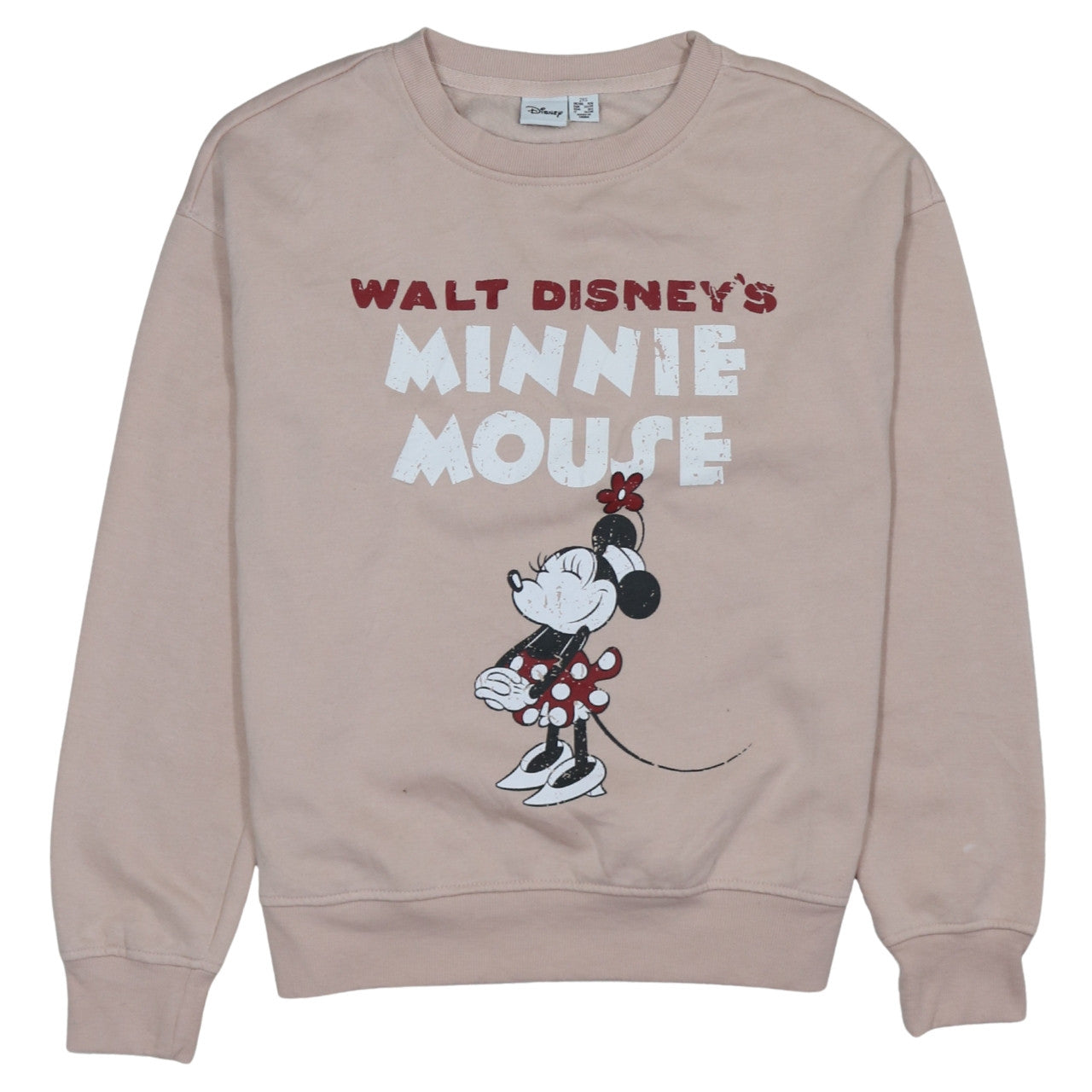 Womens UK Size 2XS Disney Beige Pullover Sweatshirt