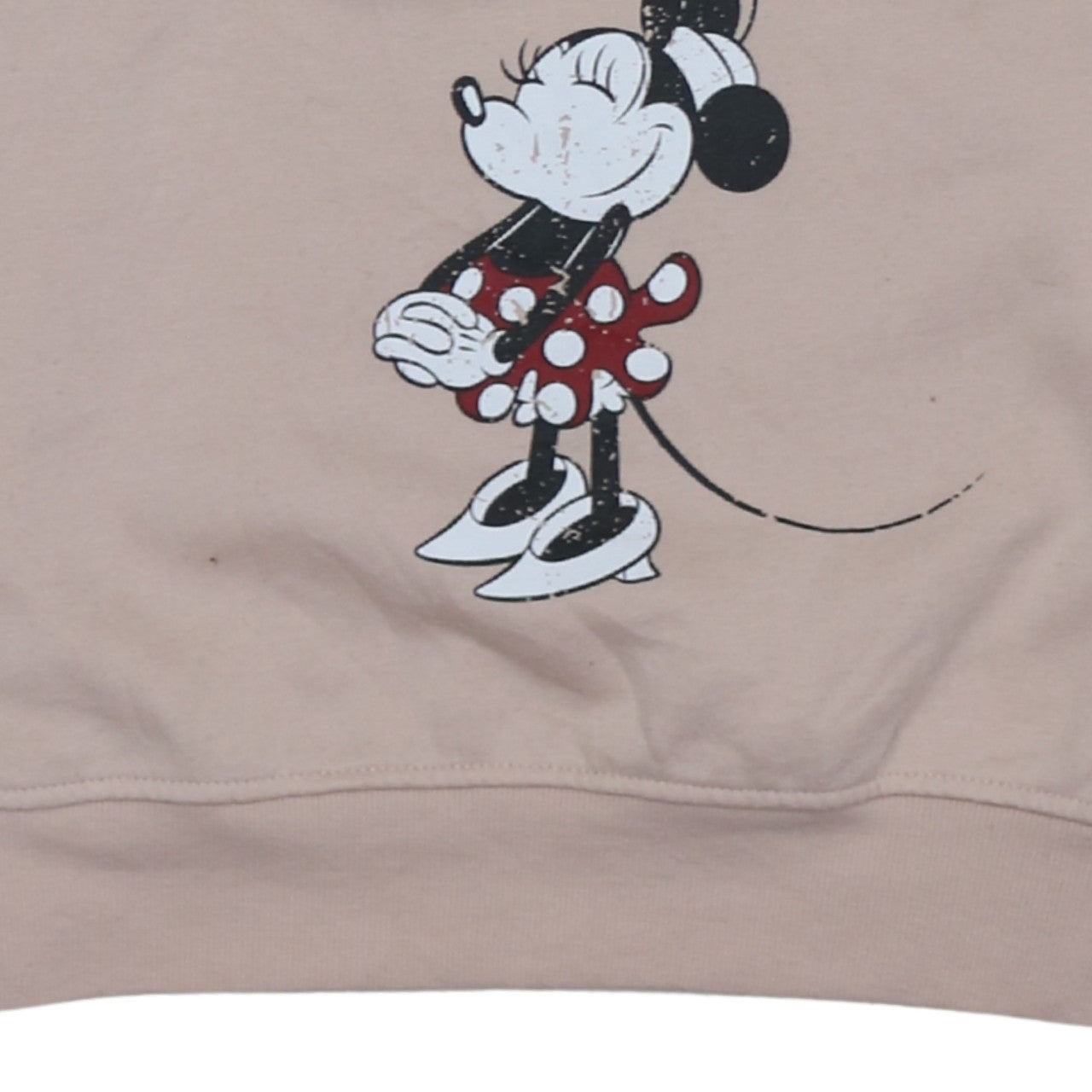 Womens UK Size 2XS Disney Beige Pullover Sweatshirt