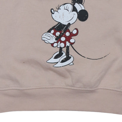 Womens UK Size 2XS Disney Beige Pullover Sweatshirt
