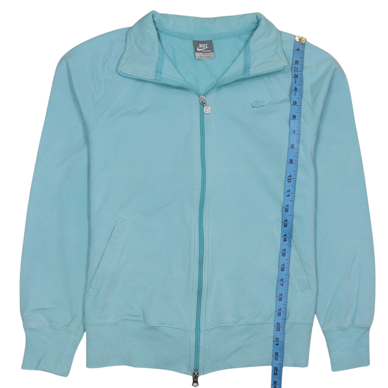 Womens UK Size L Nike Blue Gym & Training Running & Jogging Walking Jacket