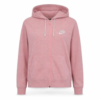 Womens UK Size M Nike Pink Full Zip Hoodie