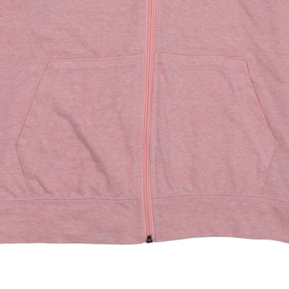 Womens UK Size M Nike Pink Full Zip Hoodie