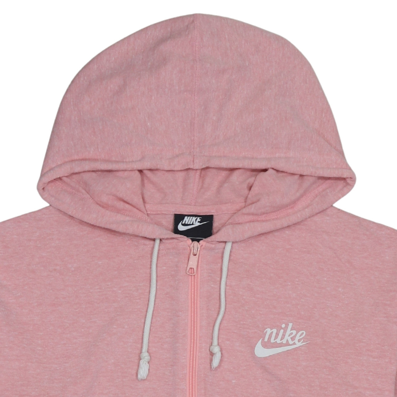 Womens UK Size M Nike Pink Full Zip Hoodie