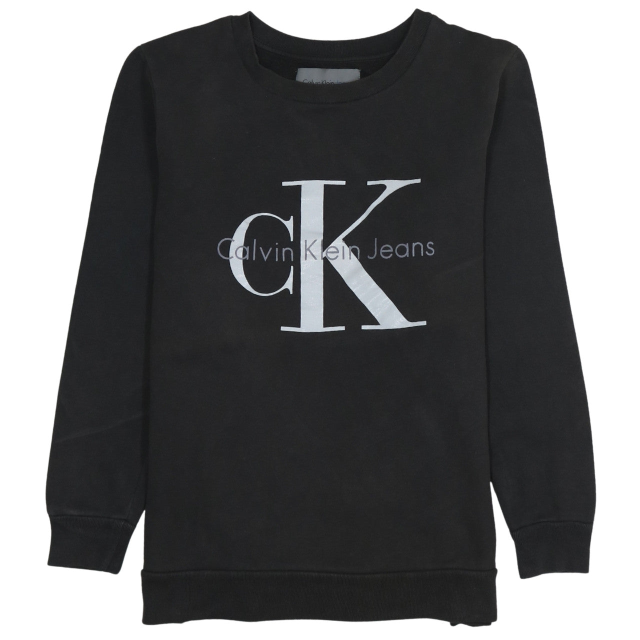 Mens UK Size M Calvin Klein Jeans Black Pullover Sweatshirt