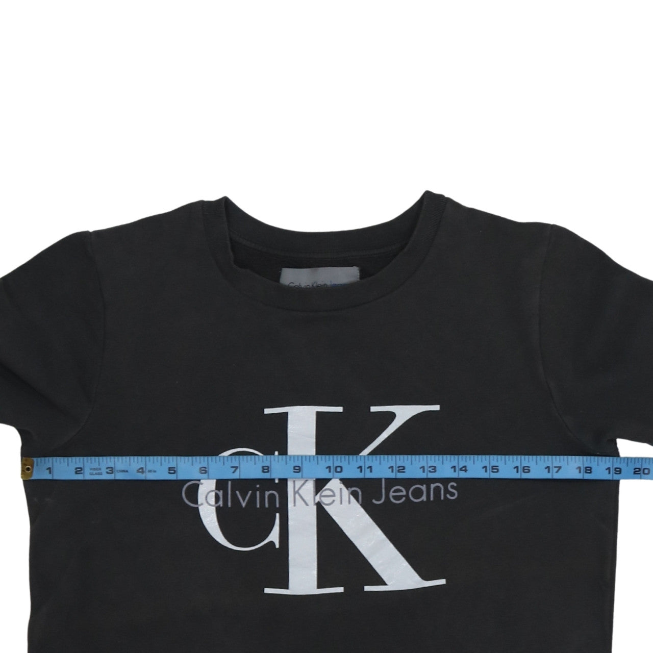 Mens UK Size M Calvin Klein Jeans Black Pullover Sweatshirt