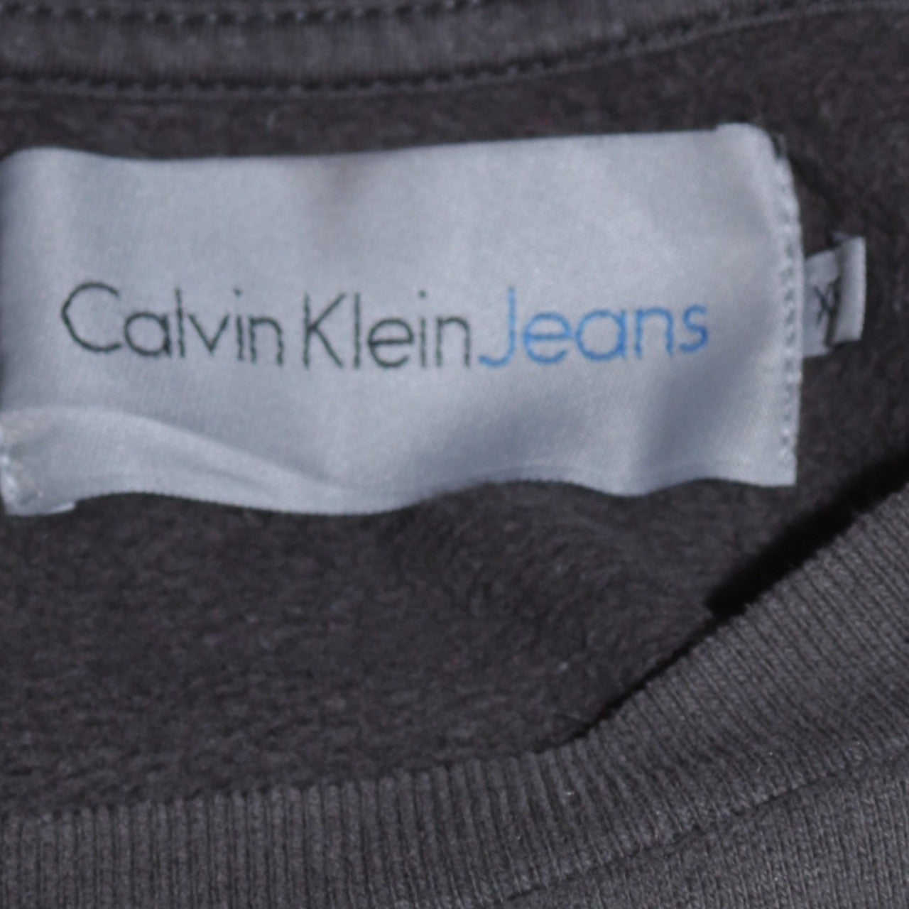 Mens UK Size M Calvin Klein Jeans Black Pullover Sweatshirt