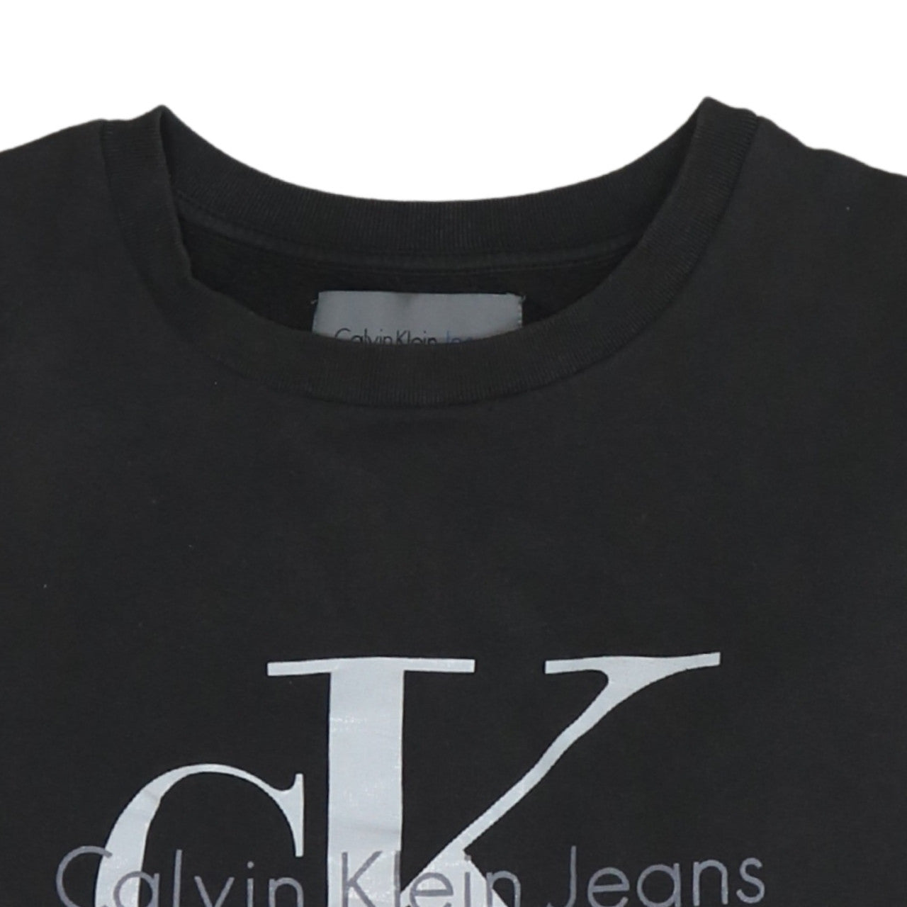 Mens UK Size M Calvin Klein Jeans Black Pullover Sweatshirt