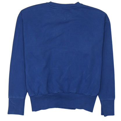 Mens UK Size M Tommy Jeans Blue Pullover Sweatshirt