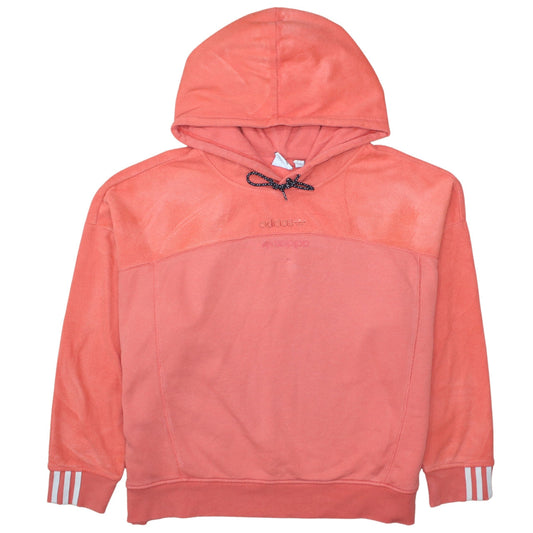 Womens UK Size 16 adidas Pink Pullover Hoodie