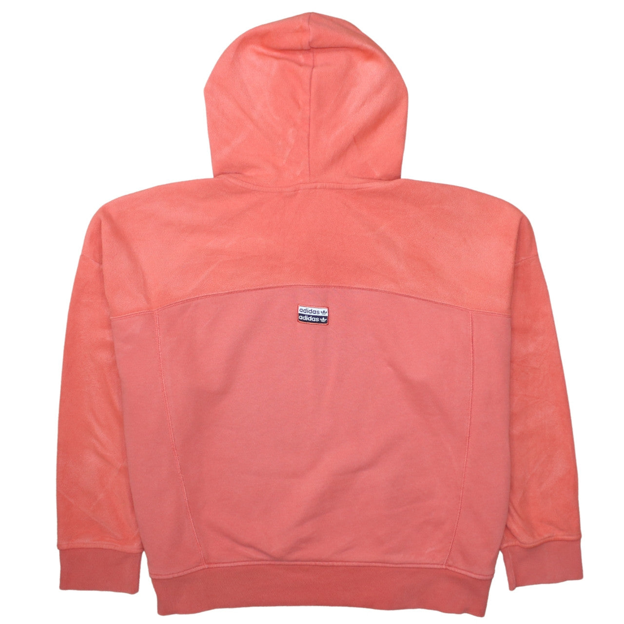 Womens UK Size 16 adidas Pink Pullover Hoodie
