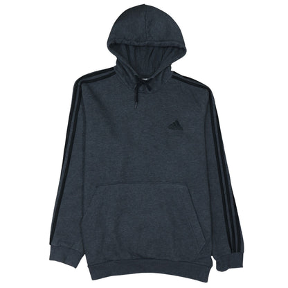 Mens UK Size L adidas Grey Pullover Hoodie