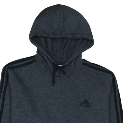 Mens UK Size L adidas Grey Pullover Hoodie