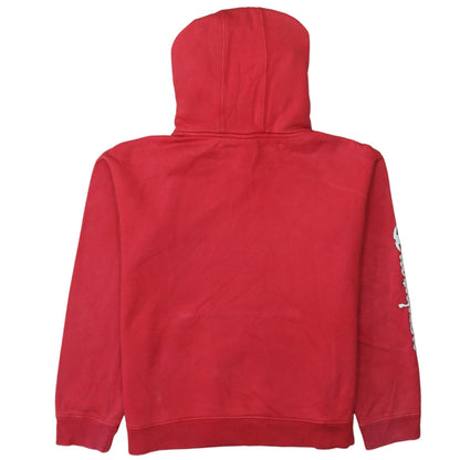 Mens UK Size M Champion Red Pullover Hoodie