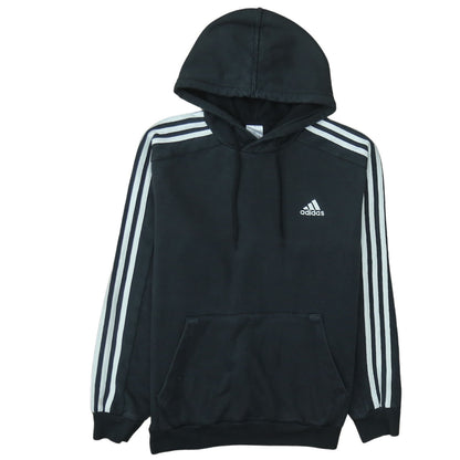 Mens UK Size M adidas Black Pullover Hoodie