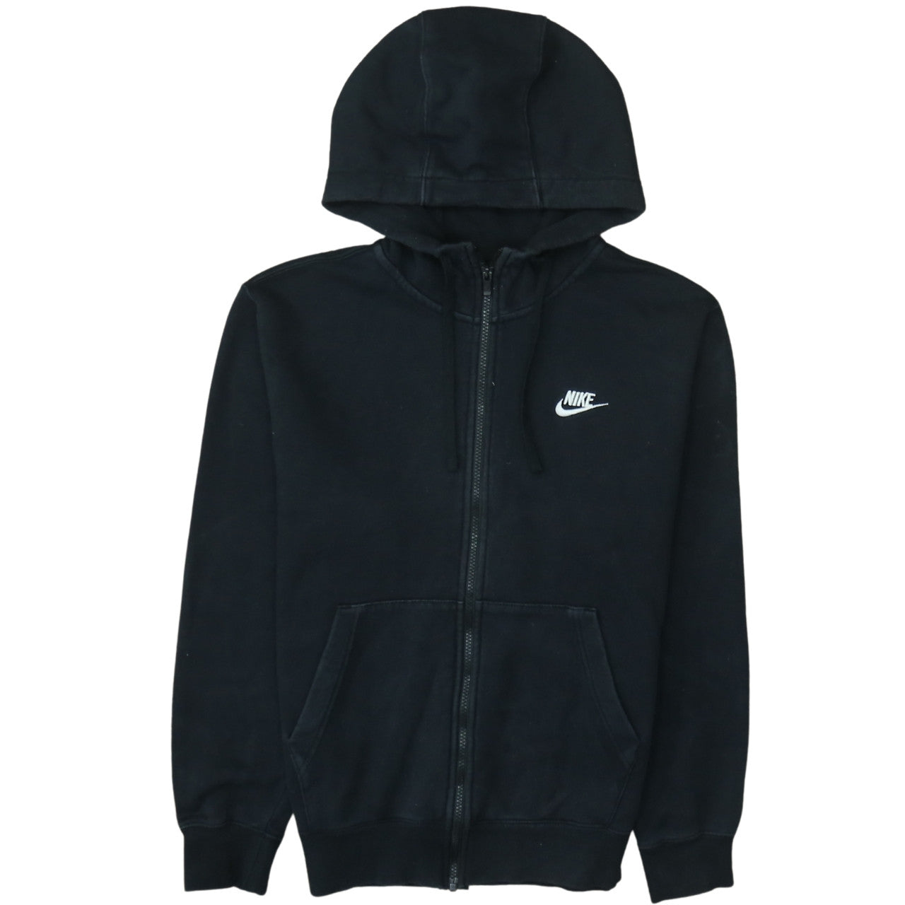 Mens UK Size S Nike Black Full Zip Hoodie