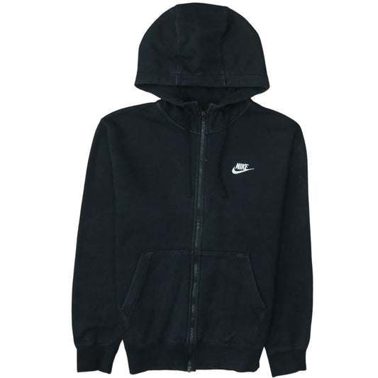 Mens UK Size S Nike Black Full Zip Hoodie