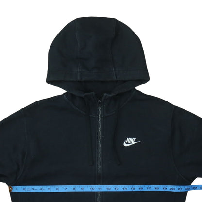 Mens UK Size S Nike Black Full Zip Hoodie