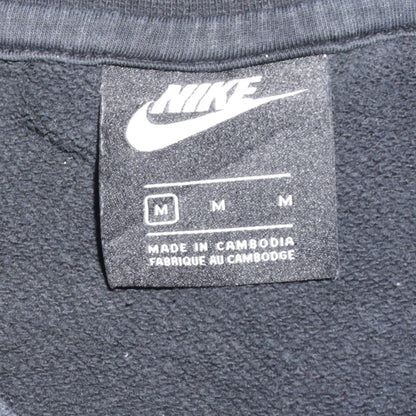 Mens UK Size M Nike Black Pullover Sweatshirt