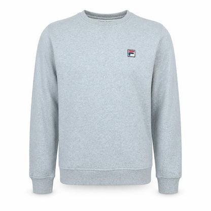 Fila Men’s Grey Crew Neck Pullover Sweatshirt Small Regular Fit