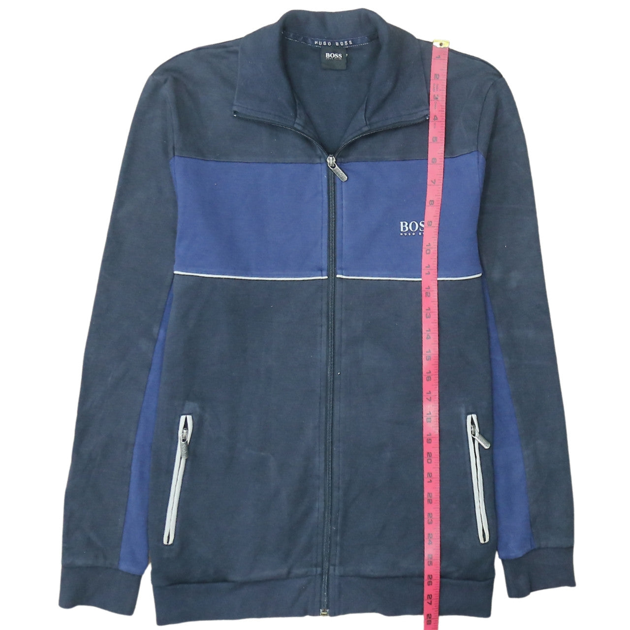 Mens UK Size M HUGO BOSS Blue Gym & Training Running & Jogging Walking Jacket