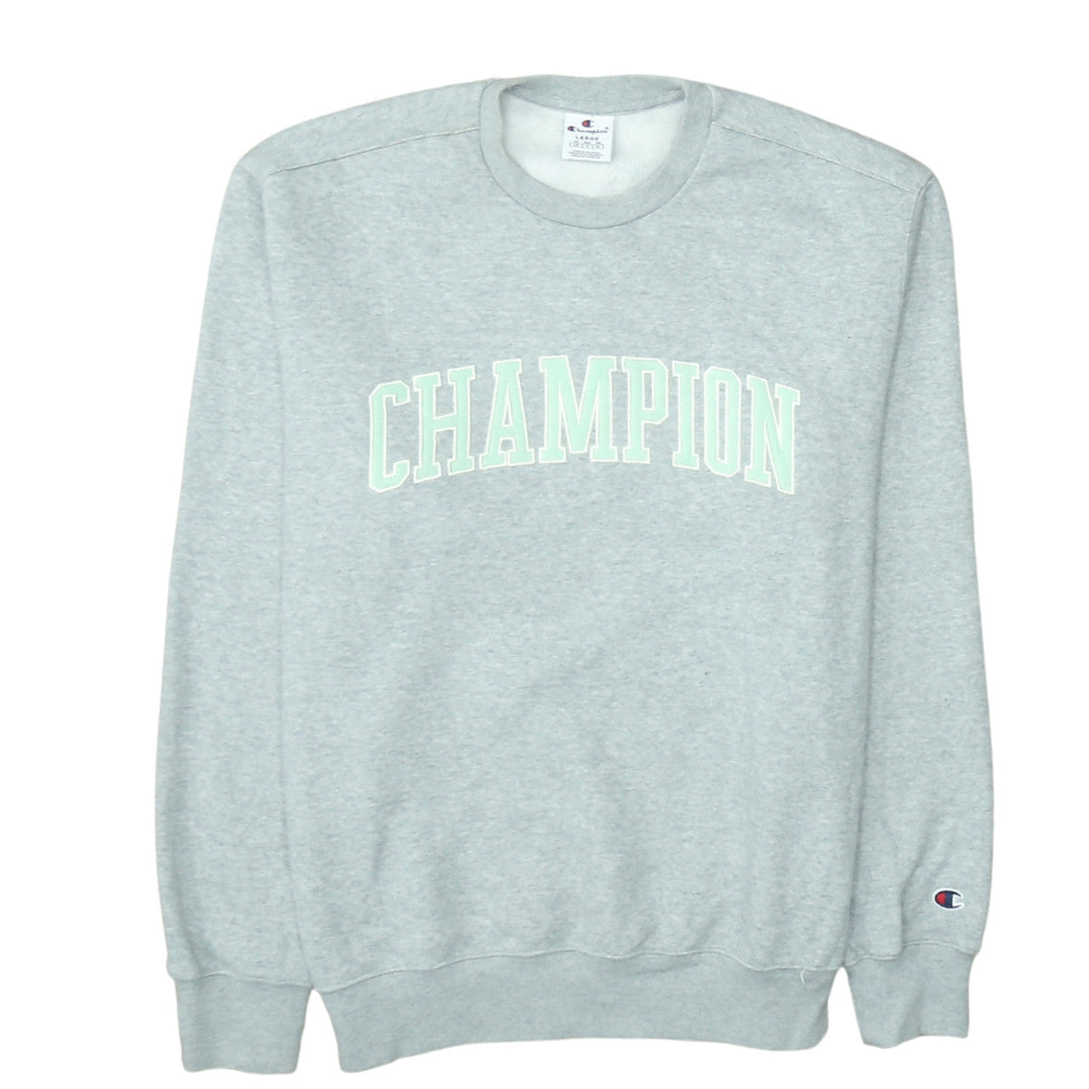 Mens UK Size L Champion Grey Pullover Sweatshirt
