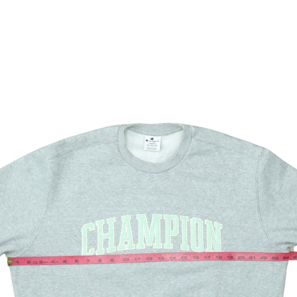 Mens UK Size L Champion Grey Pullover Sweatshirt