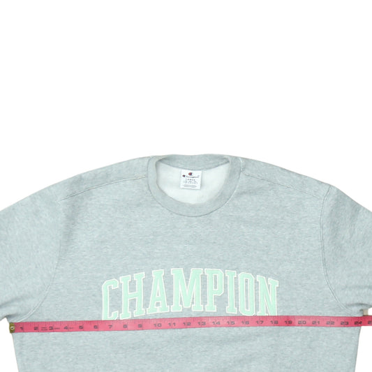 Mens UK Size L Champion Grey Pullover Sweatshirt