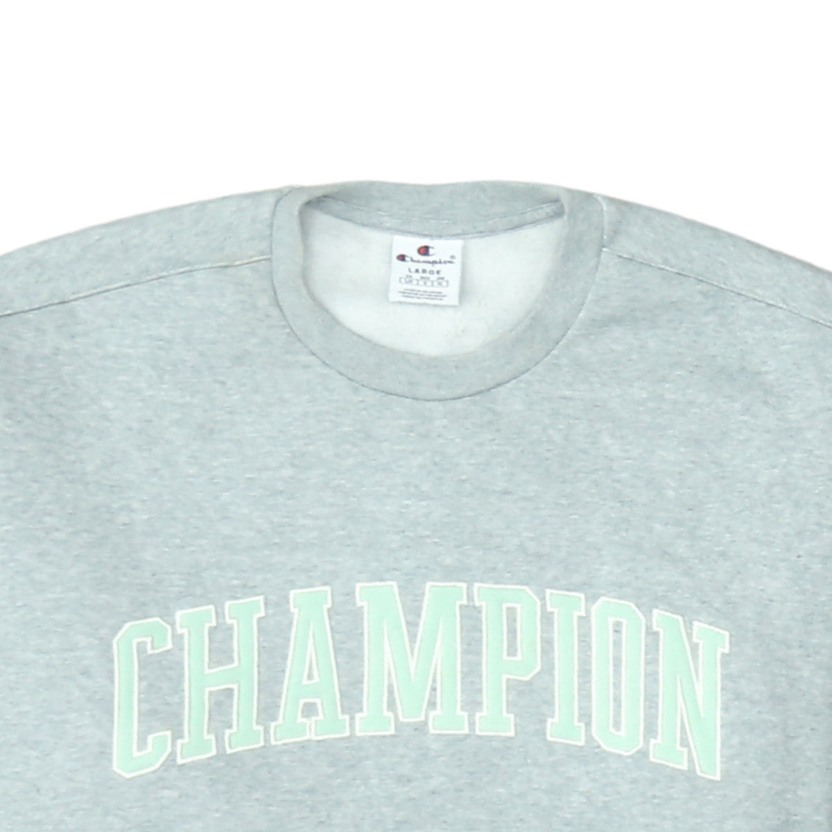 Mens UK Size L Champion Grey Pullover Sweatshirt