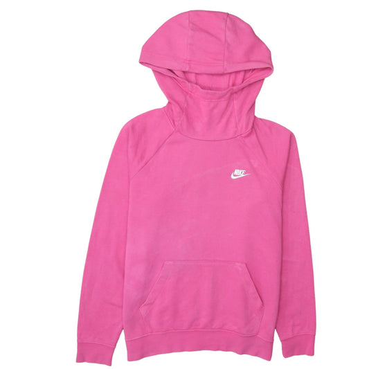 Womens UK Size M Nike Pink Pullover Hoodie