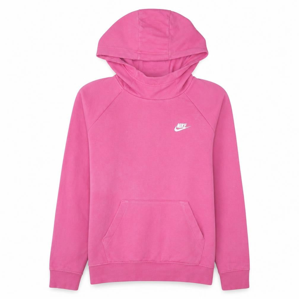 Womens UK Size M Nike Pink Pullover Hoodie