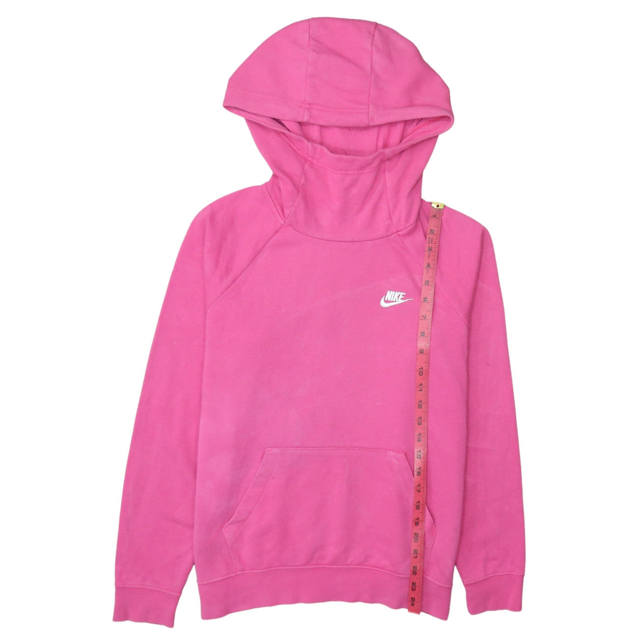 Womens UK Size M Nike Pink Pullover Hoodie