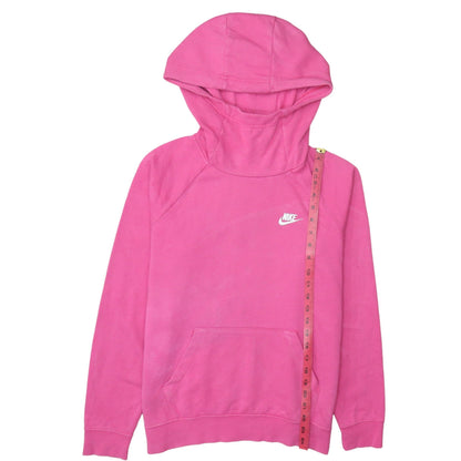 Womens UK Size M Nike Pink Pullover Hoodie
