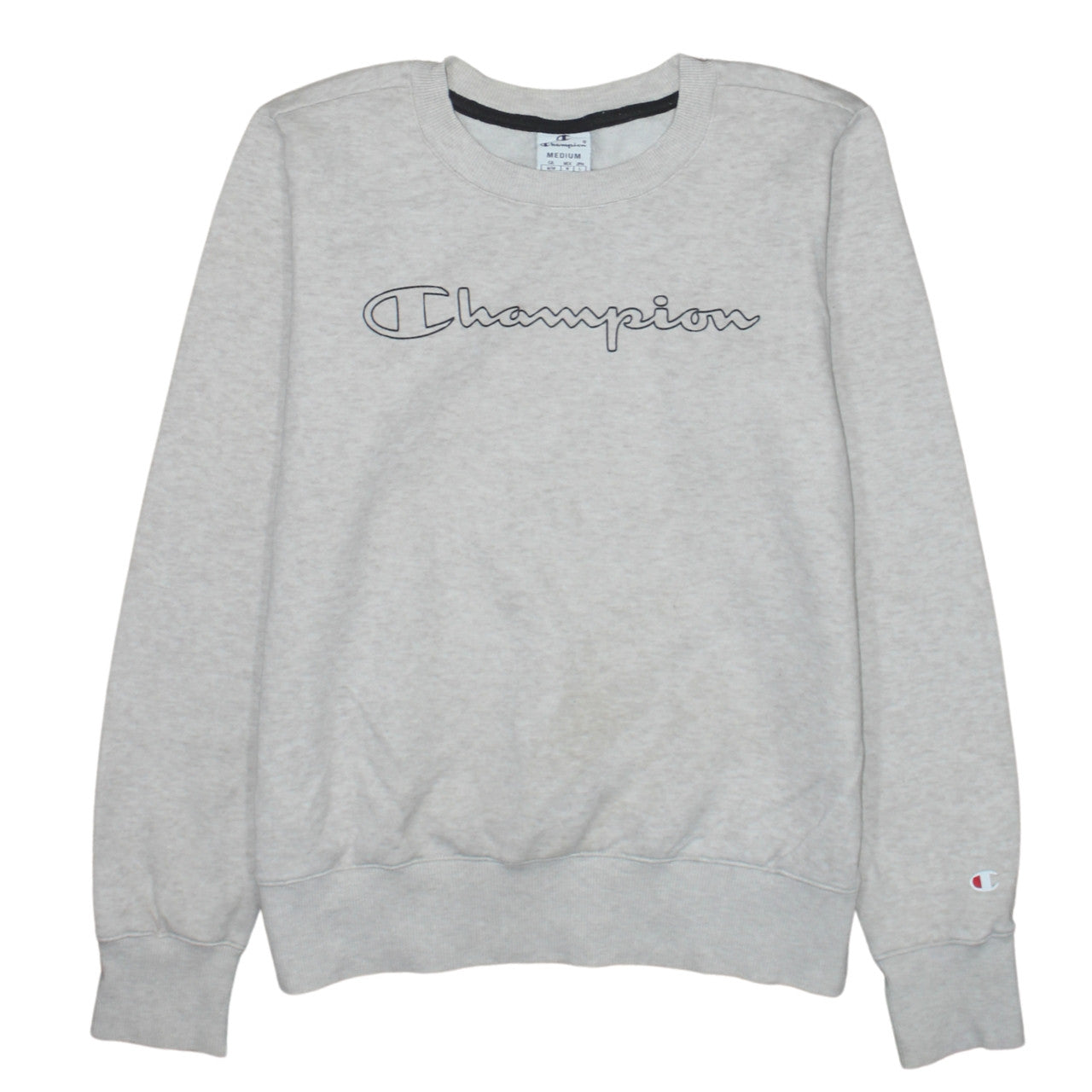 Womens UK Size M Champion Grey Pullover Sweatshirt