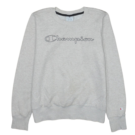 Womens UK Size M Champion Grey Pullover Sweatshirt
